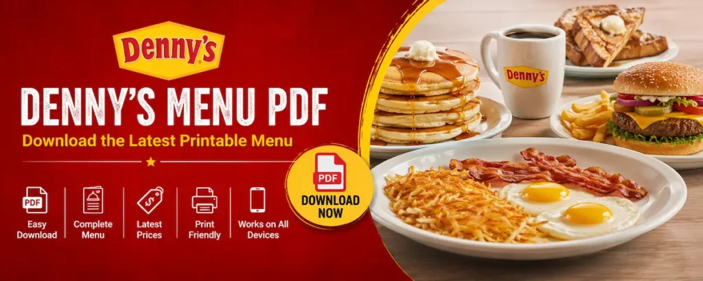 Denny's Menu PDF 1 Denny's menu pdf
