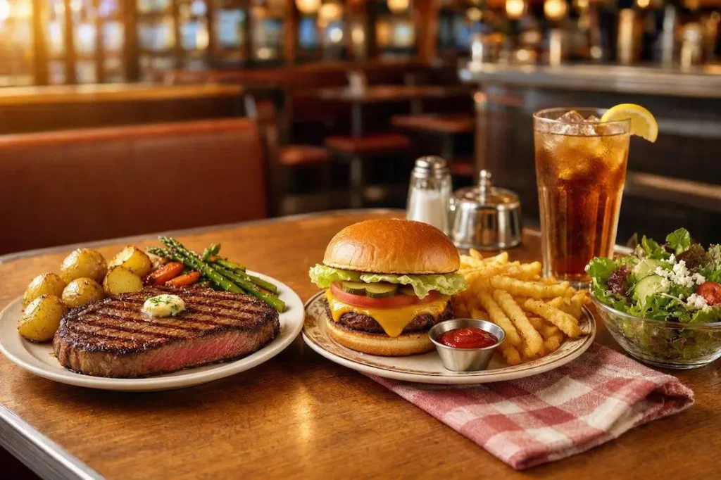 Denny's Dinner Menu: Complete Guide to Prices, Meals & Popular Choices 4 Denny's steak and burger dinner options