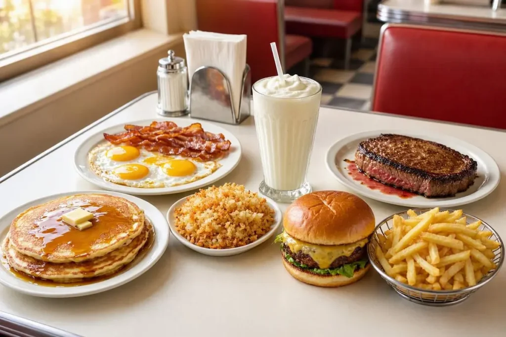 Denny’s menu prices and popular meal options